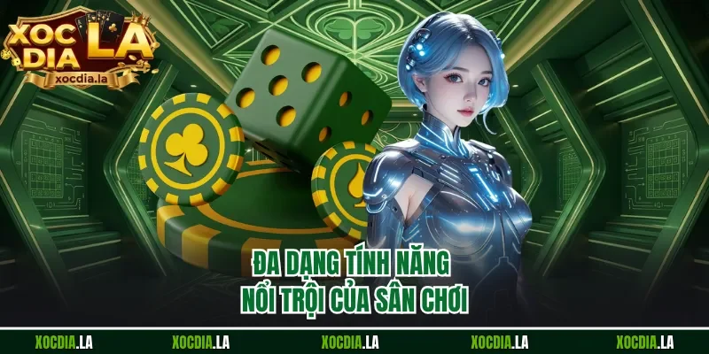 Đa dạng tính năng nổi trội của sân chơi
