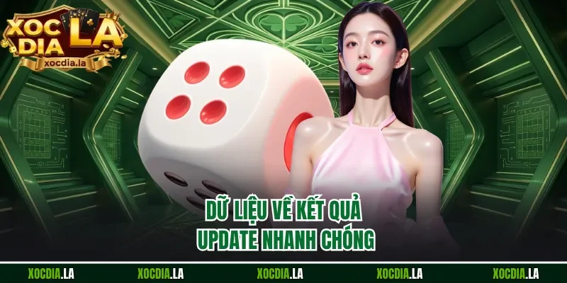 Dữ liệu về kết quả update nhanh chóng