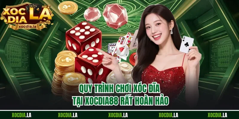 Quy trình chơi xóc đĩa tại Xocdia88 rất hoàn hảo