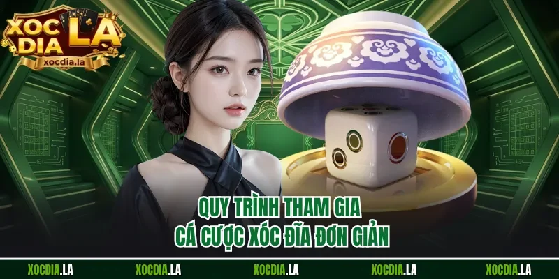 Quy trình tham gia cá cược xóc đĩa đơn giản